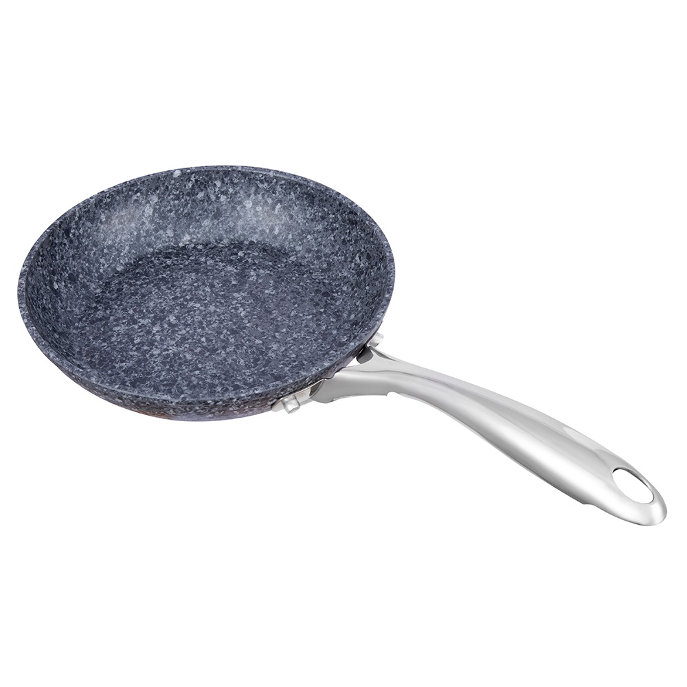 24*4.7cm granit kaplı yapışmaz alüminyum kapaksız kızartma tavası JY-HGYG-2-2447